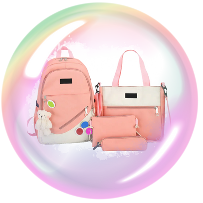 Schultasche-Set 4Tlg.